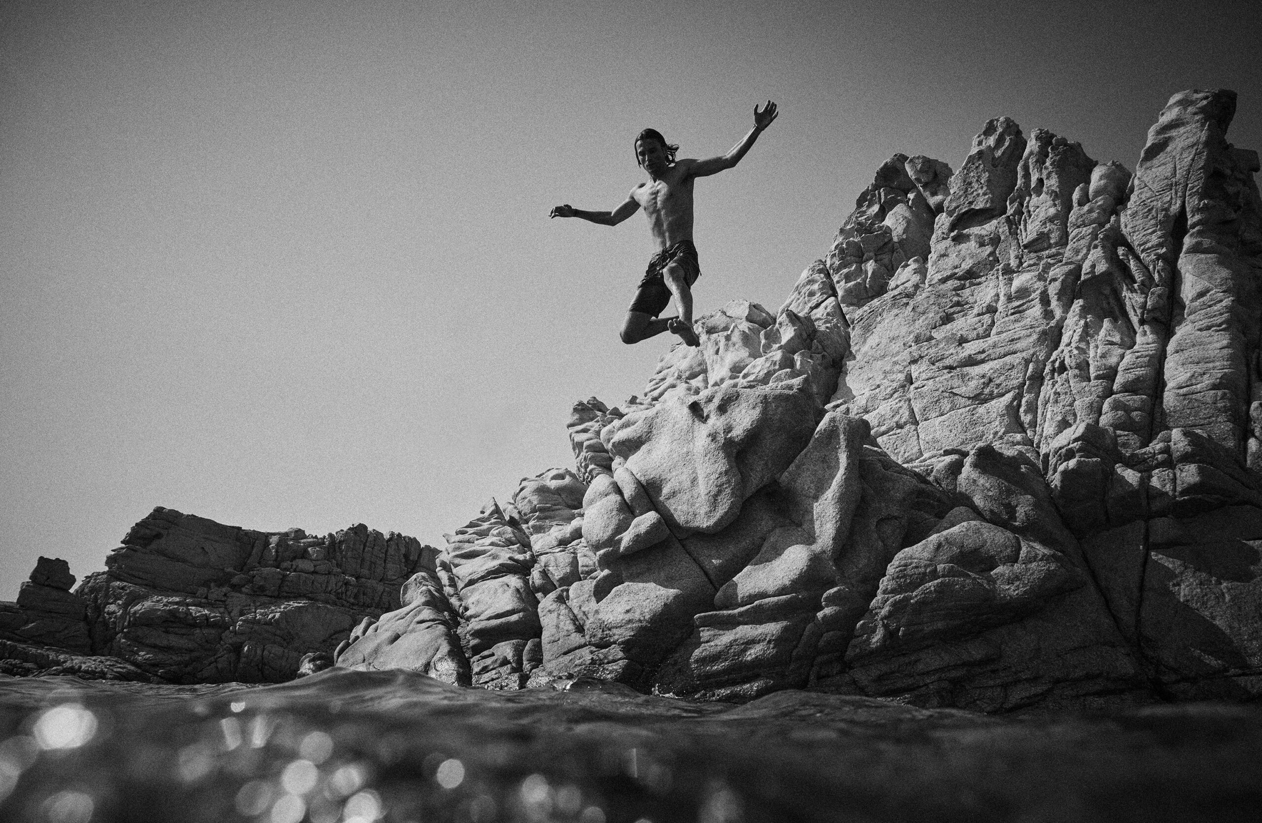 Fred Meylan  water photo   jump corsica
